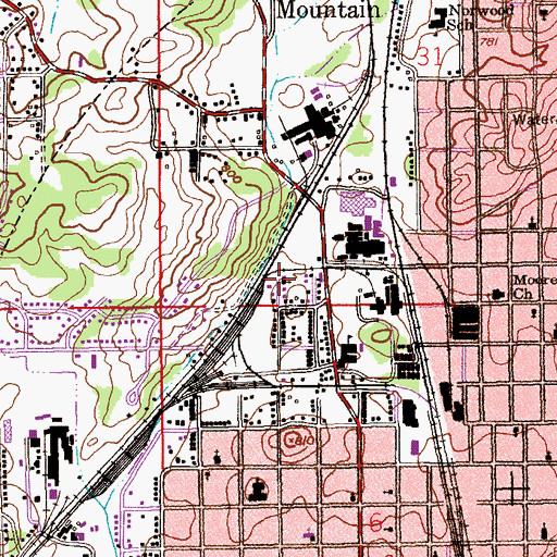 Topographic Map of Smith Chapel Church of God, AL