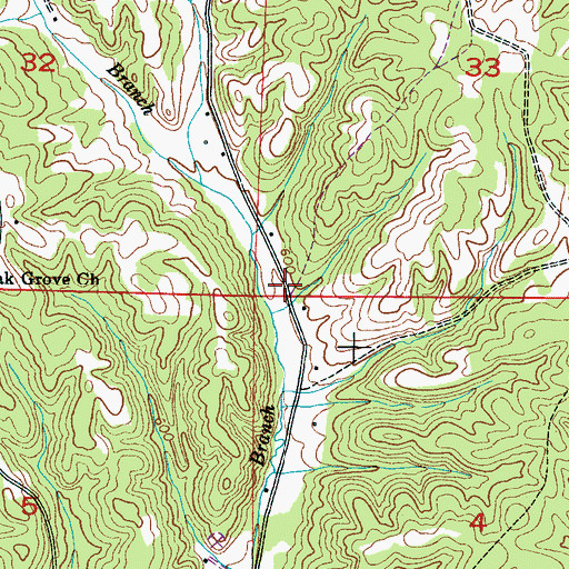 Topographic Map of Tumleys Tanyards (historical), AL