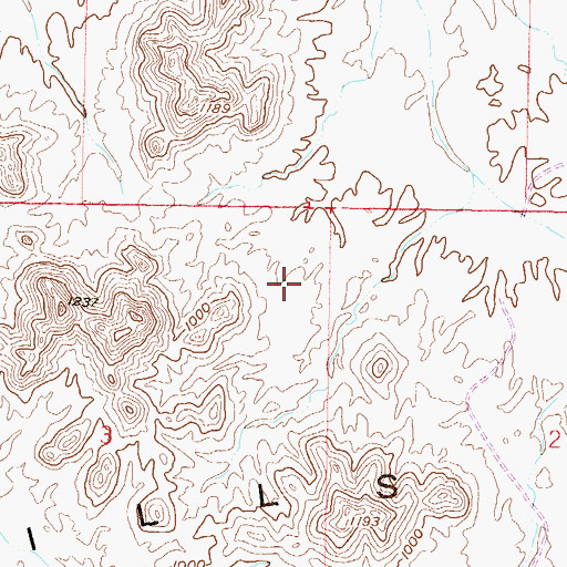Topographic Map of Buckeye Hills Regional Park, AZ
