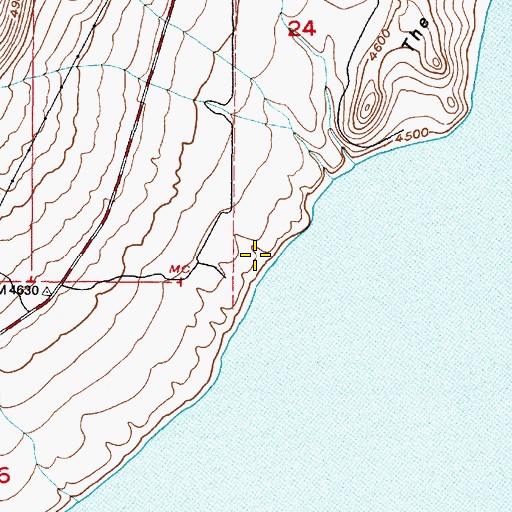Topographic Map of Chaparral Canyon, UT