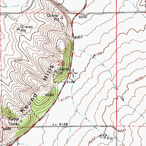Topographic Map of Cove Creek, UT