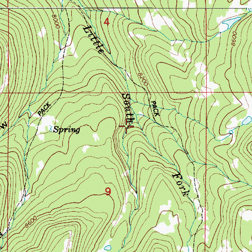Topographic Map of Dip Vat Hollow, UT