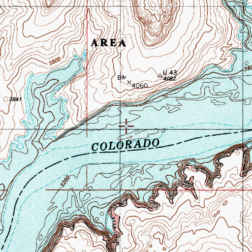 Topographic Map of Klondike Bar, UT