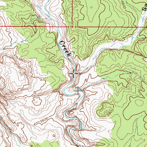 Topographic Map of Sand Hollow, UT