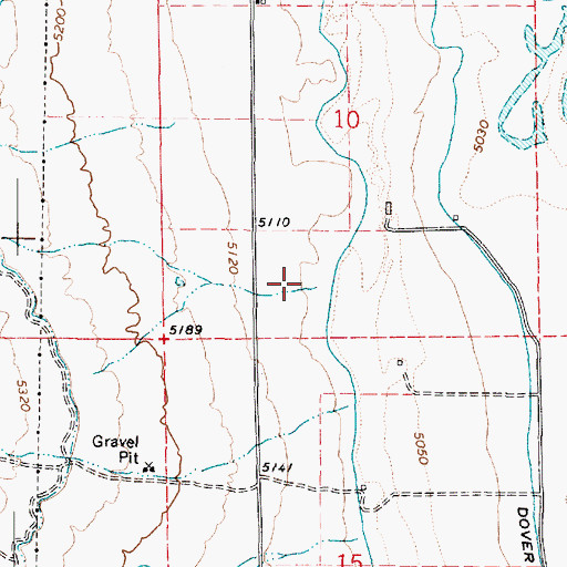 Topographic Map of Steep Canyon, UT