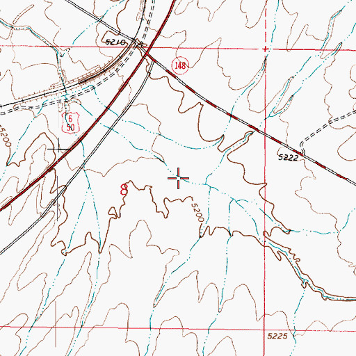Topographic Map of Tintic Valley, UT