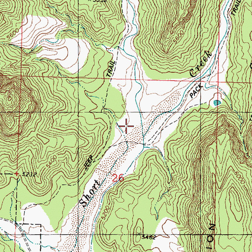 Topographic Map of Water Canyon, UT