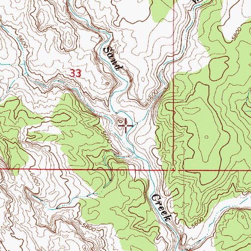 Topographic Map of Willow Patch Creek, UT