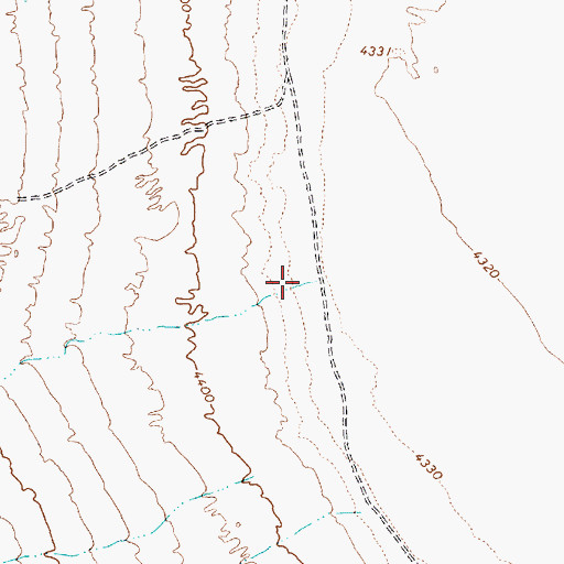 Topographic Map of Devils Hole, UT