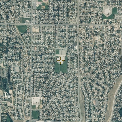 Aerial/Satellite Image of Indian Hills Middle School, UT
