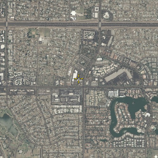 Aerial/Satellite Image of College Park Shopping Center, AZ