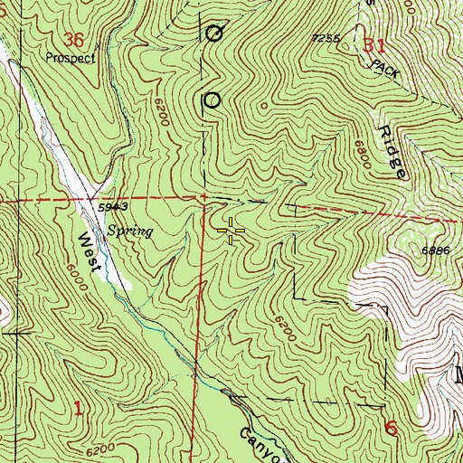 Topographic Map of Willow Patch, UT