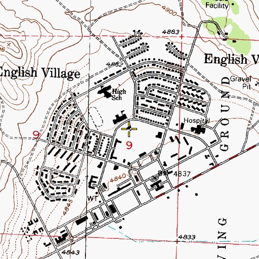 Topographic Map of The Church of Jesus Christ of Latter Day Saints, UT