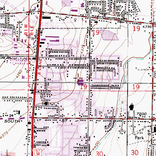 Topographic Map of Ashbrook Condominium, UT