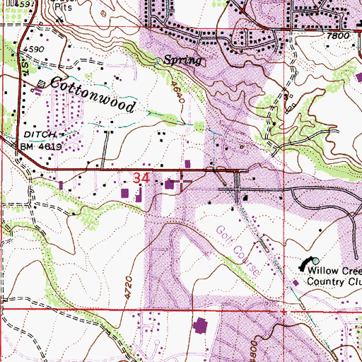 Topographic Map of Set Point East, UT