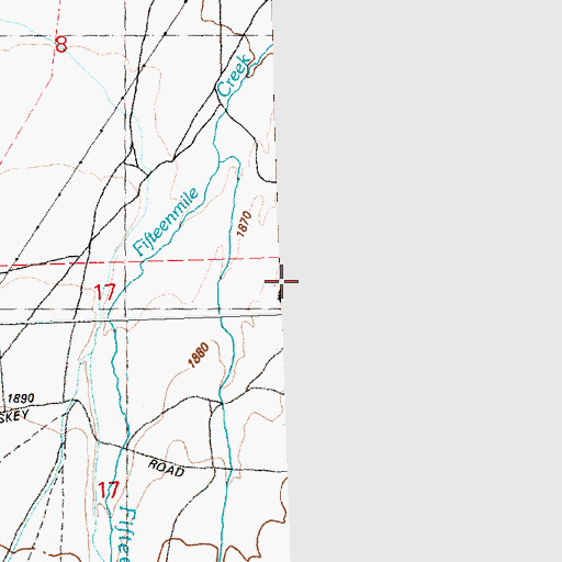 Topographic Map of Goshute, UT
