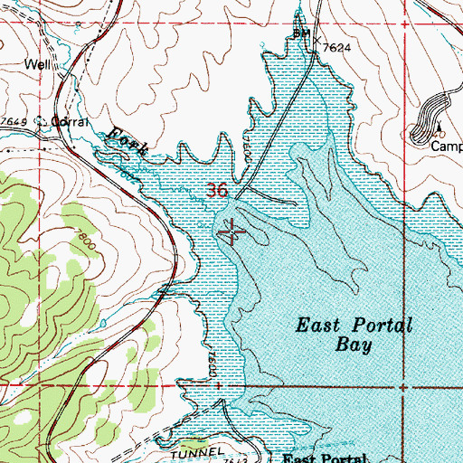 Topographic Map of Bryants Fork, UT