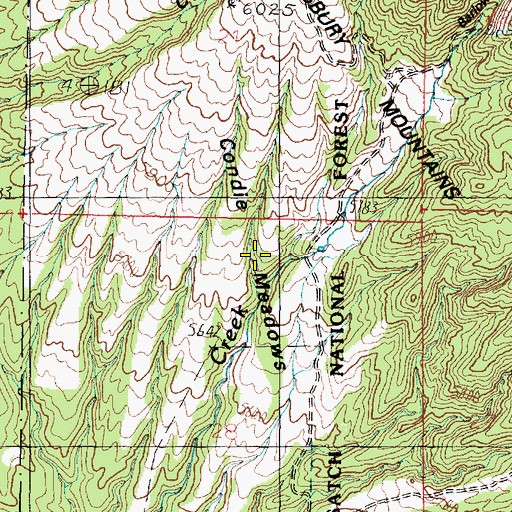 Topographic Map of Condie Meadows, UT
