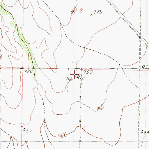 Topographic Map of Dwyer Well, AZ