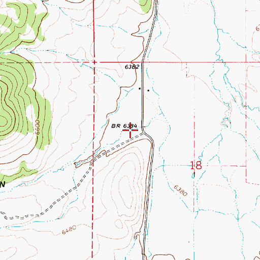 Topographic Map of Indian Hollow, UT