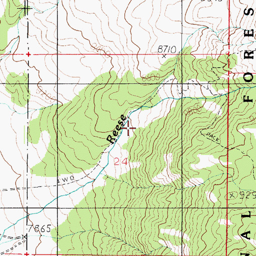 Topographic Map of Jackson Dugway, UT