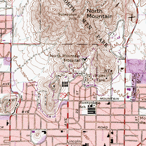 Topographic Map of East Park Dam, AZ