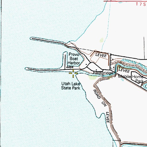Topographic Map of Provo River, UT