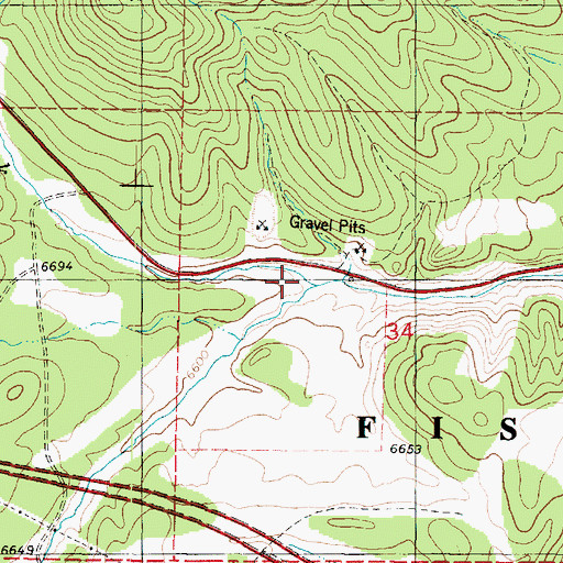 Topographic Map of Shingle Creek, UT