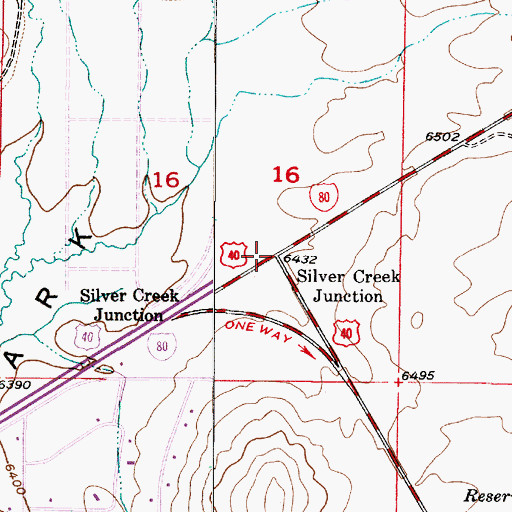 Topographic Map of Silver Creek Junction, UT