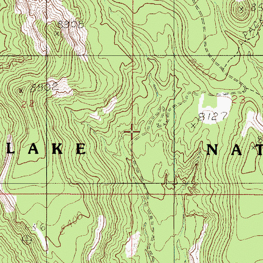 Topographic Map of Stair Trail, UT