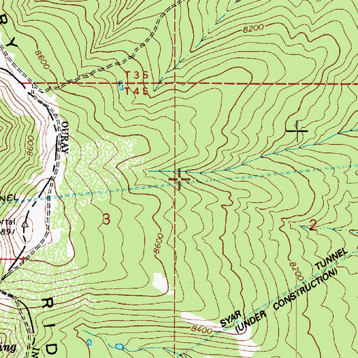 Topographic Map of Strawberry Tunnel, UT