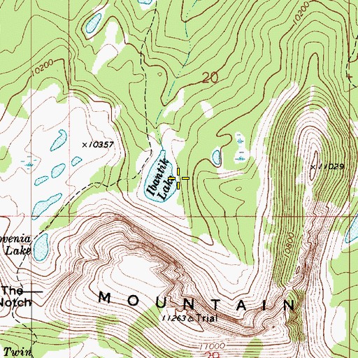 Topographic Map of Ibantik Dam, UT