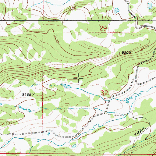 Topographic Map of Summit County, UT