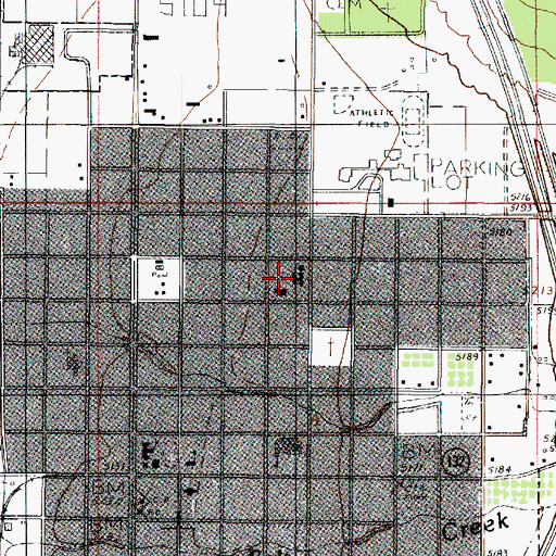 Topographic Map of Central Valley Medical Center Heliport, UT