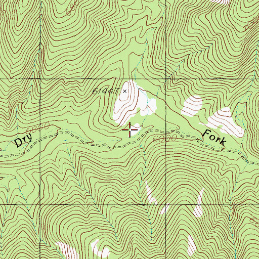 Topographic Map of Mine Hollow, UT