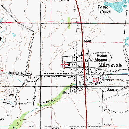 Topographic Map of Oscarson Elementary School, UT