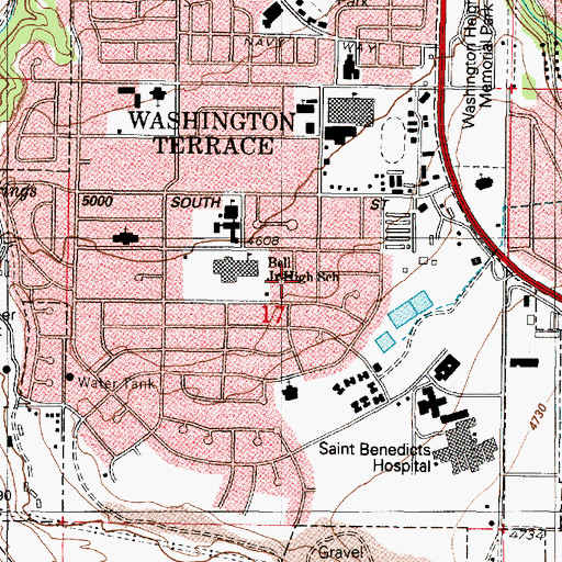 Topographic Map of Southview Park, UT