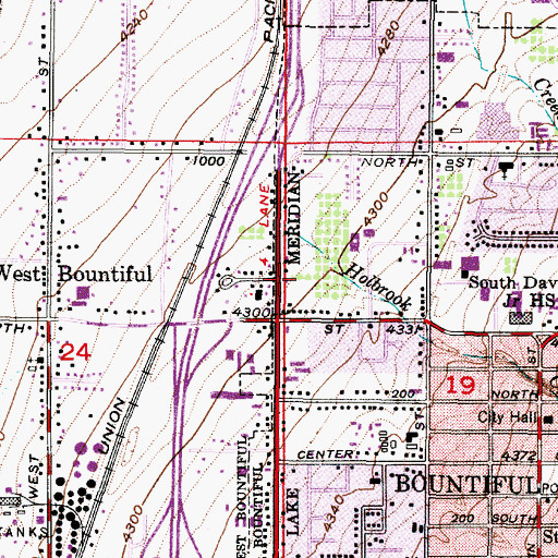 Topographic Map of Van Dyke and Willey Condominium, UT