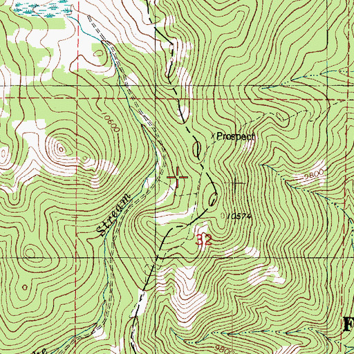 Topographic Map of Skyline National Recreation Trail, UT