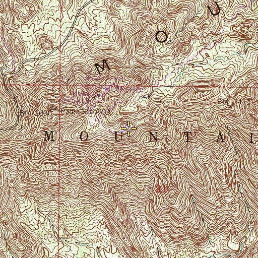 Topographic Map of Gila Valley Lookout, AZ