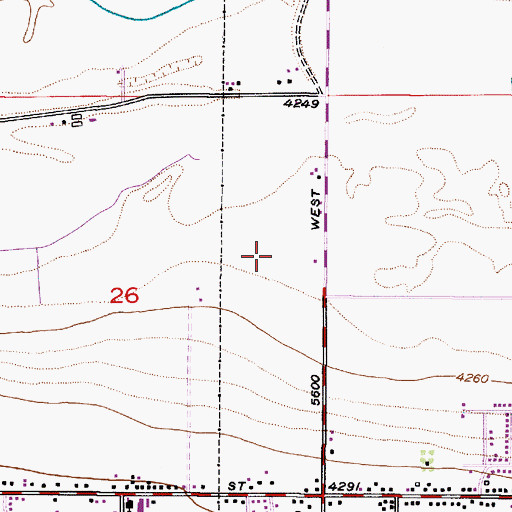 Topographic Map of Addison Park Three and Four, UT
