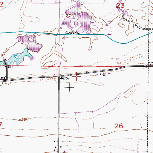 Topographic Map of Schroder, UT