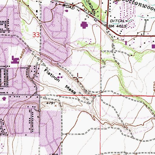 Topographic Map of Willow Cereek Road Terrace, UT