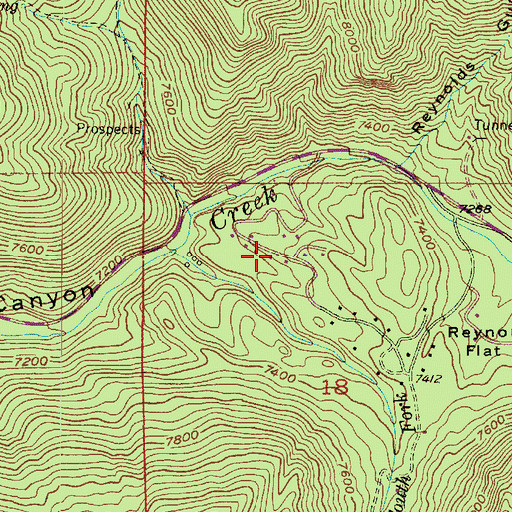 Topographic Map of Pine Lodge, UT
