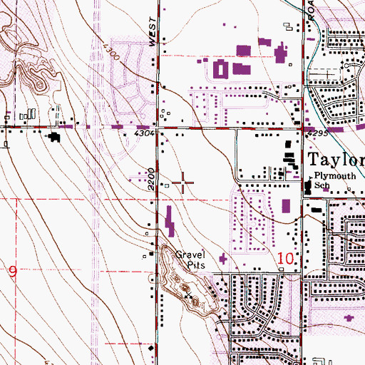 Topographic Map of Quailstone, UT