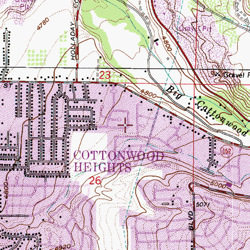 Topographic Map of Nutree West, UT