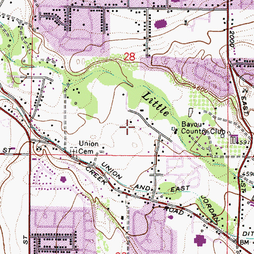 Topographic Map of Kimber Estates, UT