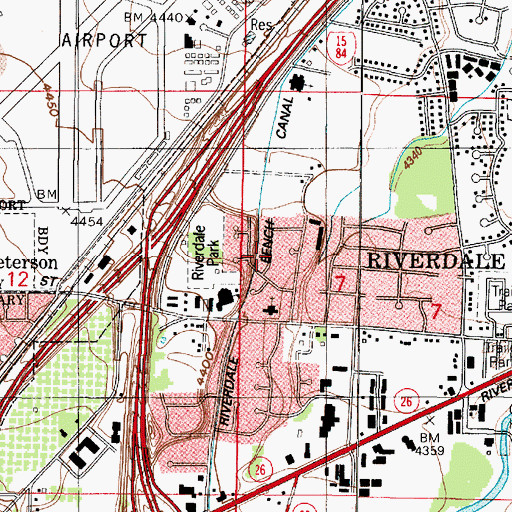 Topographic Map of Wen Dale Park, UT