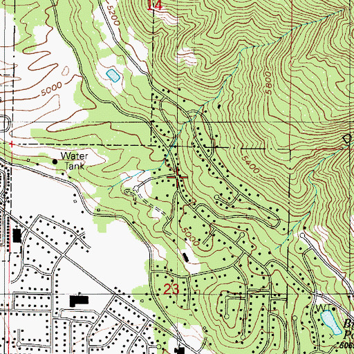 Topographic Map of Bonneville Terrace Number Two, UT