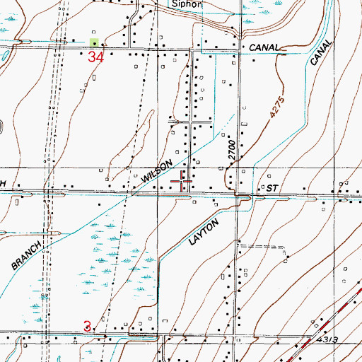 Topographic Map of Alpine Ranchettes Two, UT